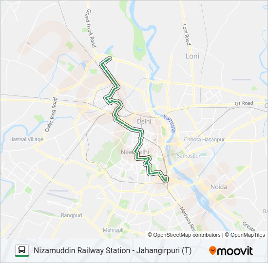 181A Bus Line Map