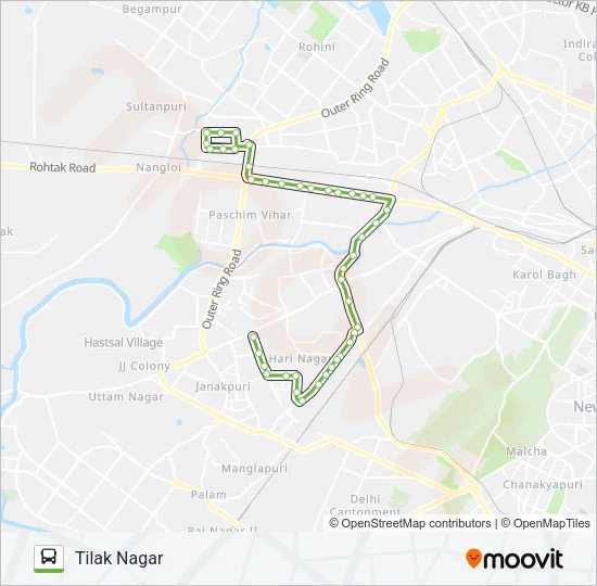 808 Bus Line Map