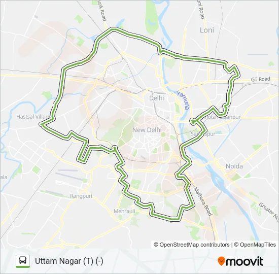 OMS (-) Bus Line Map