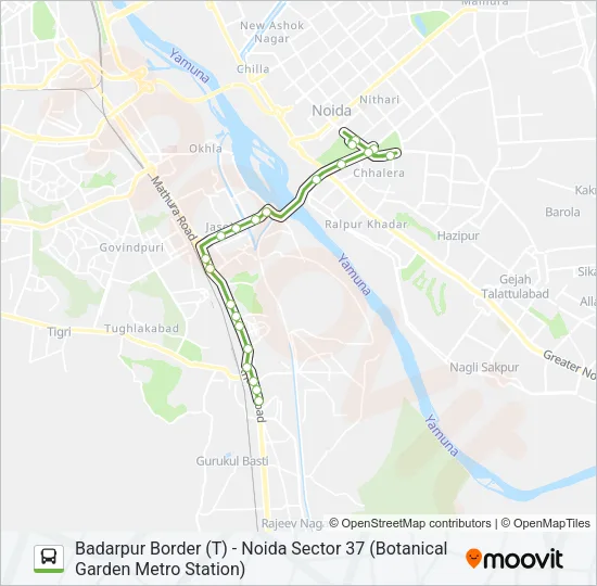 8 Bus Line Map
