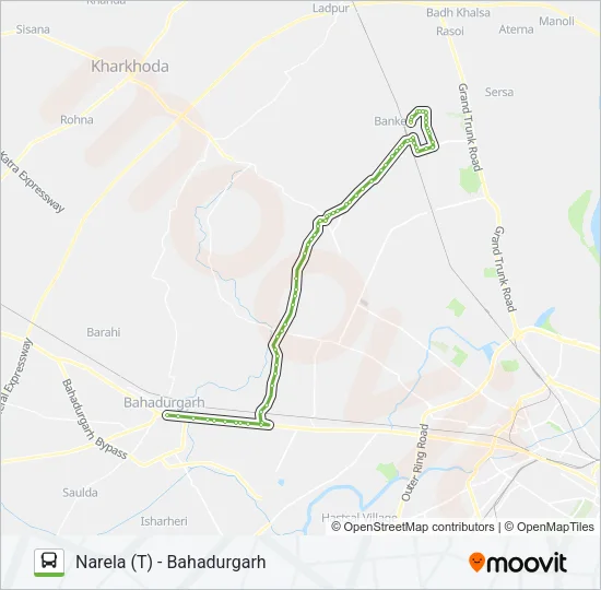 NCR Bus Line Map