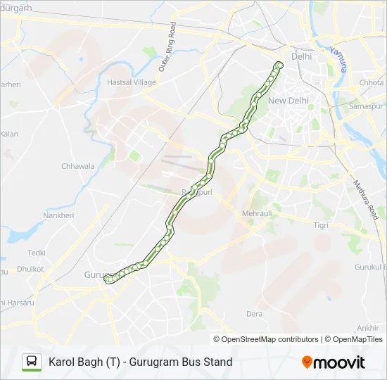 NCR Bus Line Map