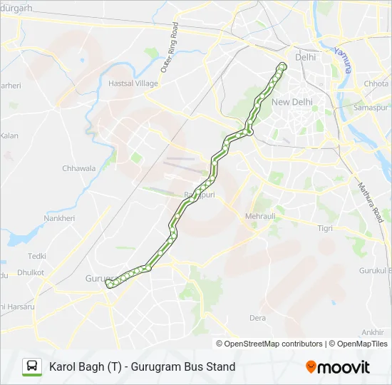 NCR Bus Line Map