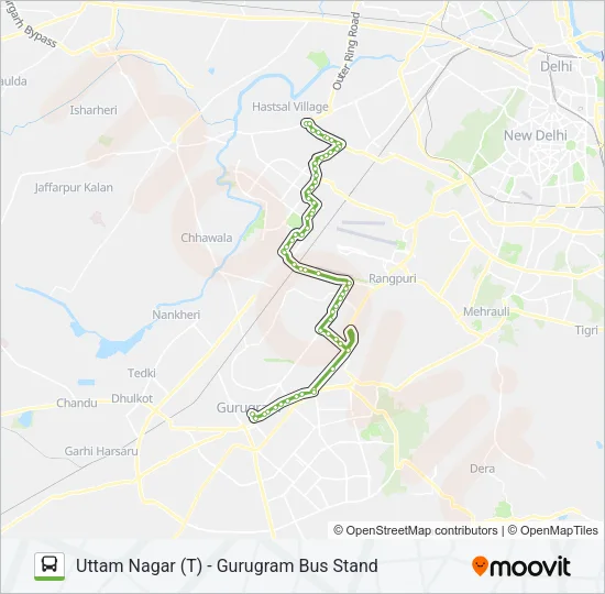 NCR Bus Line Map