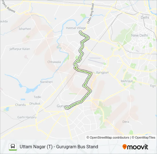 NCR Bus Line Map