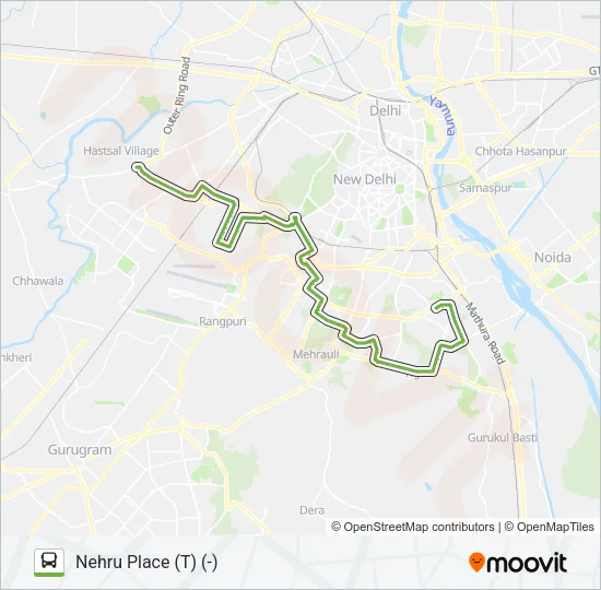 OMS (-) Bus Line Map