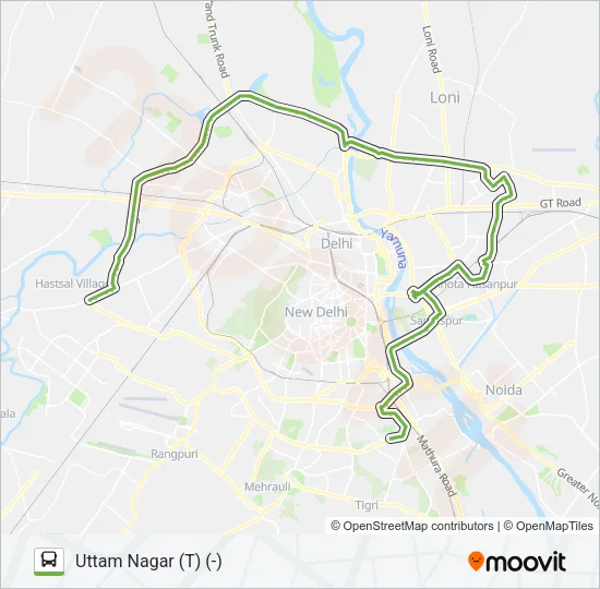 OMS (-) Bus Line Map