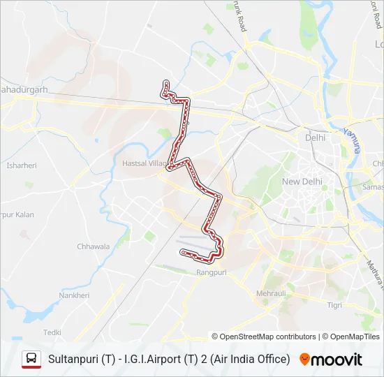 AIR-06 Bus Line Map