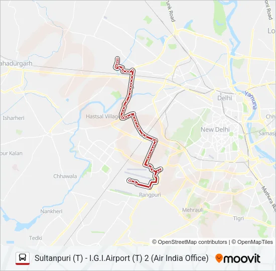 AIR-06 Bus Line Map
