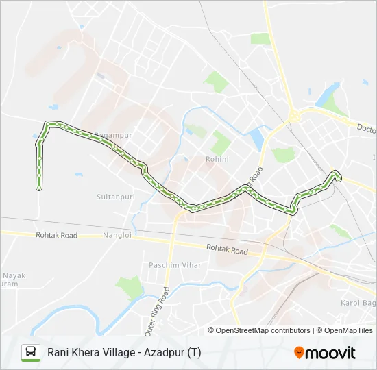 921 Bus Line Map