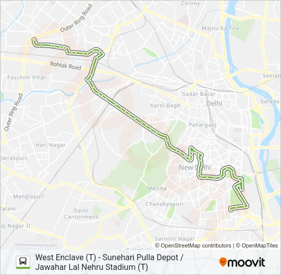 930 Bus Line Map