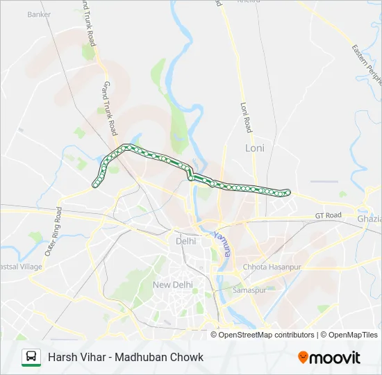 932 Bus Line Map