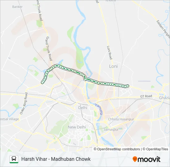 932 Bus Line Map