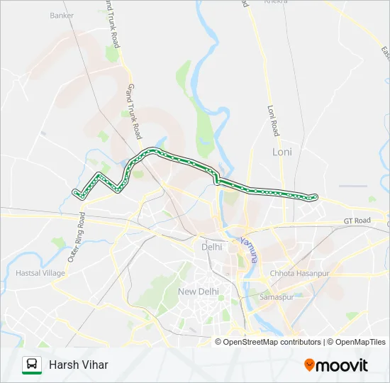 932 Bus Line Map