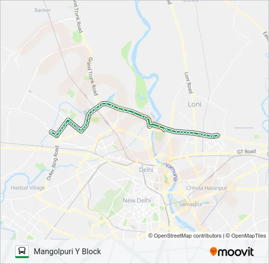 932 Bus Line Map