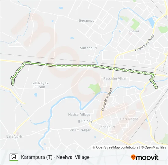 934A Bus Line Map