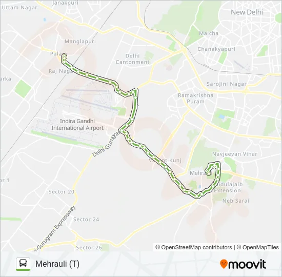 715 Bus Line Map