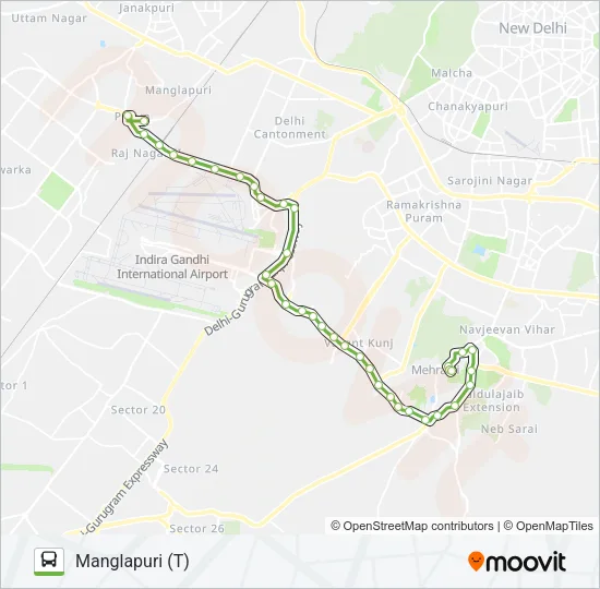 715 Bus Line Map