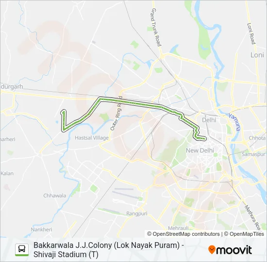 963 Bus Line Map