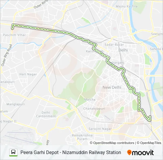 966 Bus Line Map