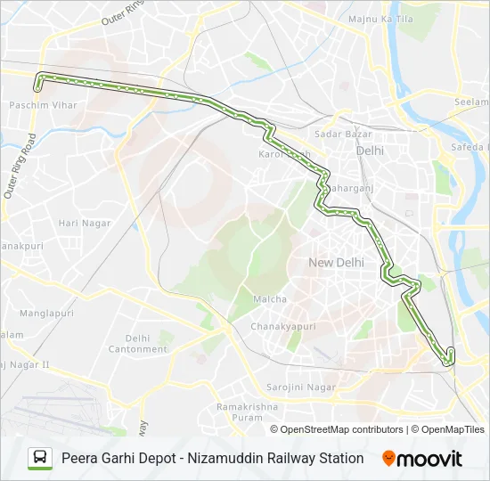 966 Bus Line Map