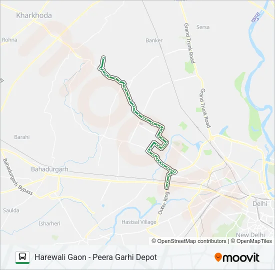972 Bus Line Map