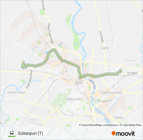982 Bus Line Map