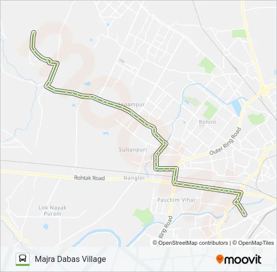 962A Bus Line Map