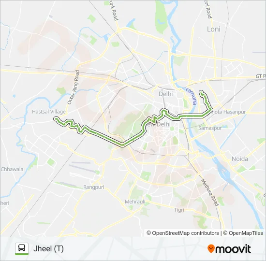 703 Bus Line Map
