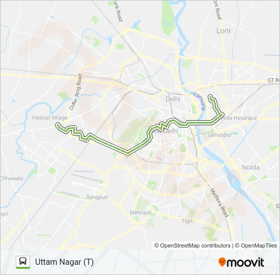 703 Bus Line Map