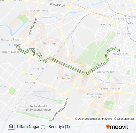 703 Bus Line Map