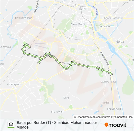 717 Bus Line Map