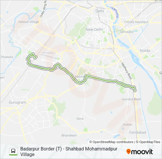 717 Bus Line Map