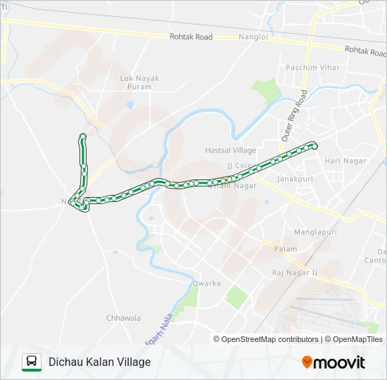 876 Bus Line Map