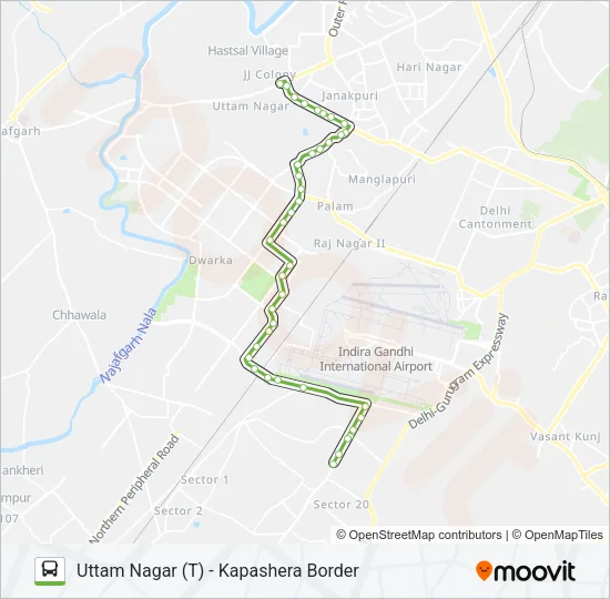 718 Bus Line Map