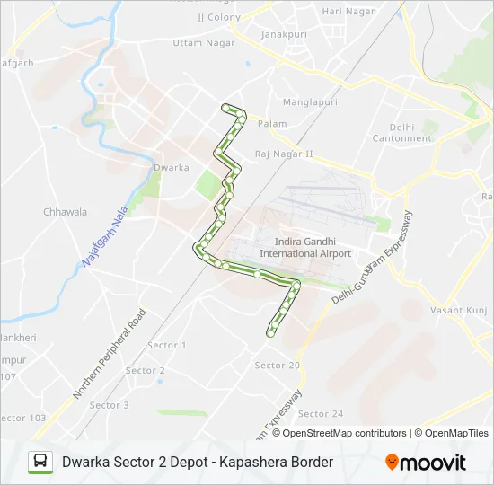 718 Bus Line Map