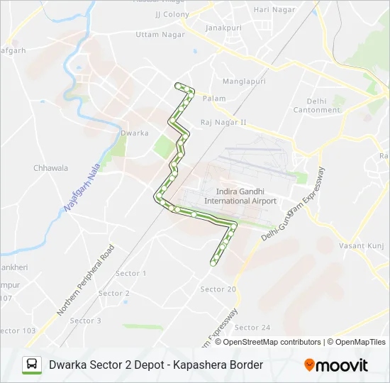 718 Bus Line Map