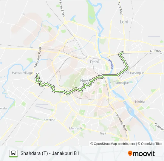 720 Bus Line Map