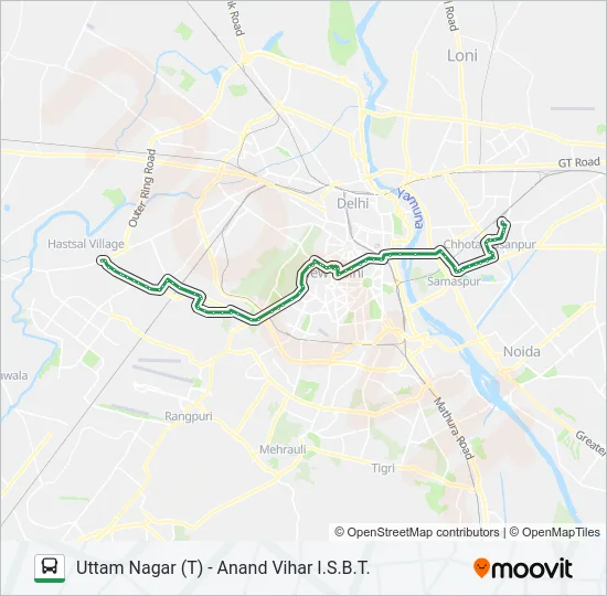 740 Bus Line Map