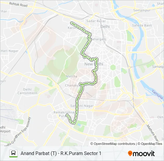 610 Bus Line Map