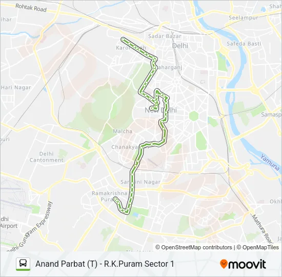 610 Bus Line Map