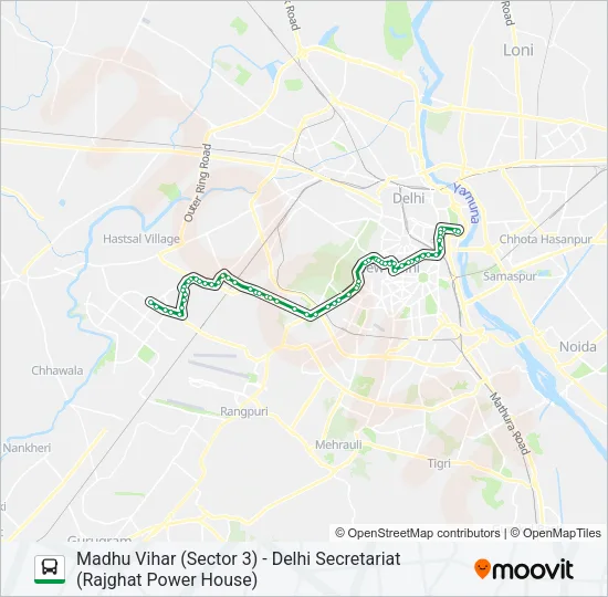 770 Bus Line Map