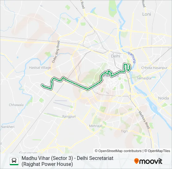 770 Bus Line Map