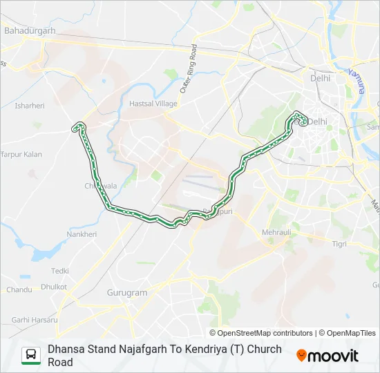 790 Bus Line Map