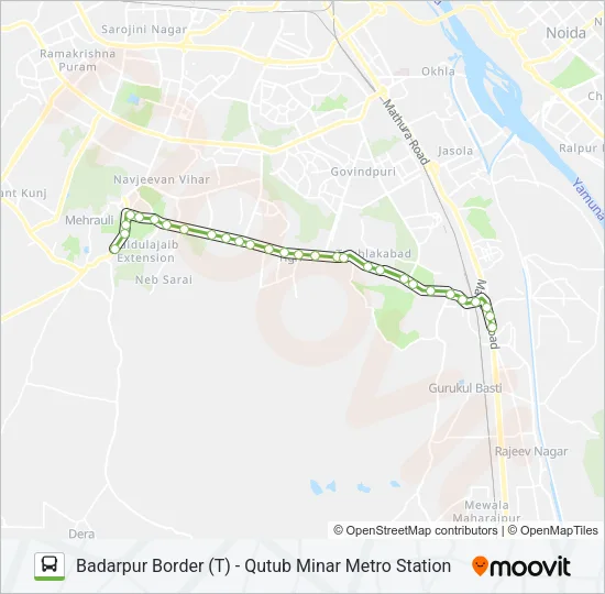 525STL Bus Line Map