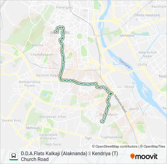 480 Bus Line Map