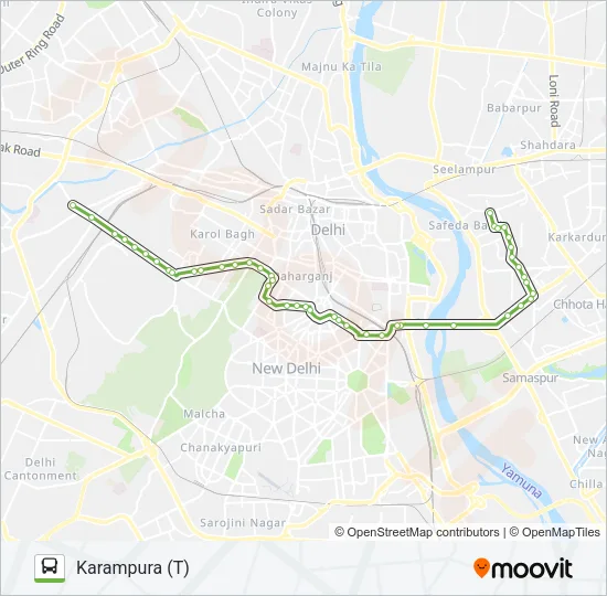 316 Bus Line Map