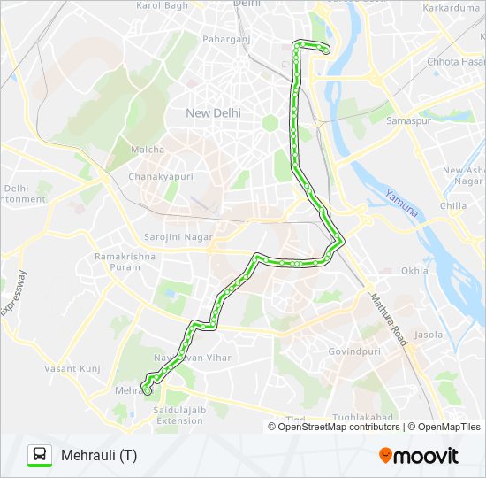 334 Route Schedules, Stops & Maps Mehrauli (T) (Updated)