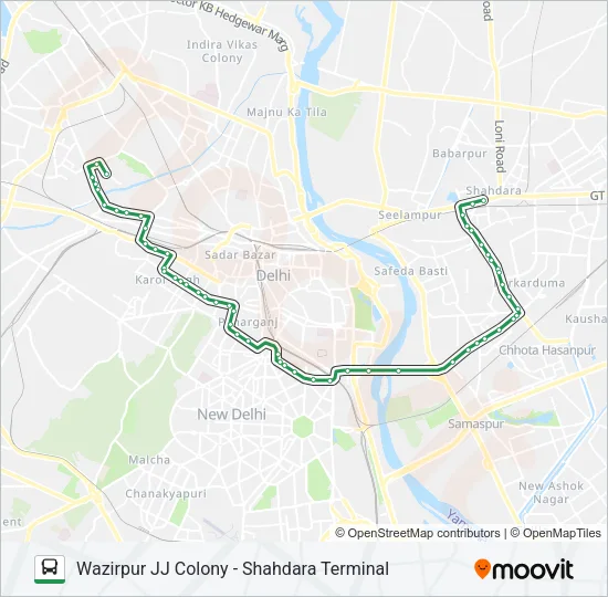 352 Bus Line Map
