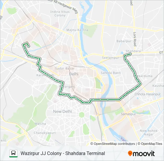 352 Bus Line Map